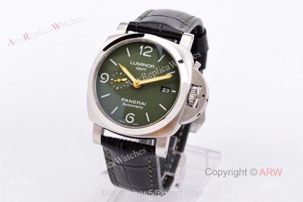 (VSF)2020 Panerai PAM1056 Luminor Green Dial MS Dhoni Edition Swiss Replica Watches 6