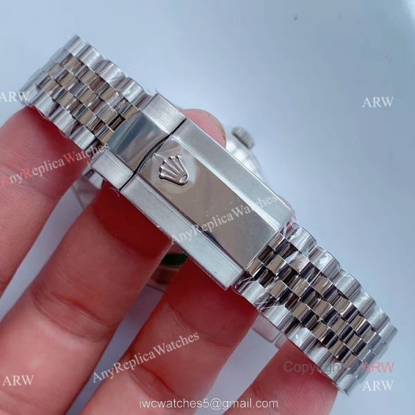 AR Factory V3 Replica Rolex Datejust 41 Rhodium Dial Rolex 126334 Jubilee Watch 6
