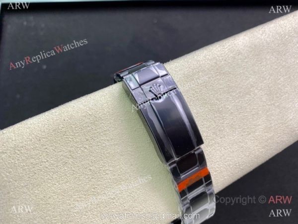 New! Swiss Grade Rolex Blaken Daytona 904L Black Steel A7750 Watch 40mm 6