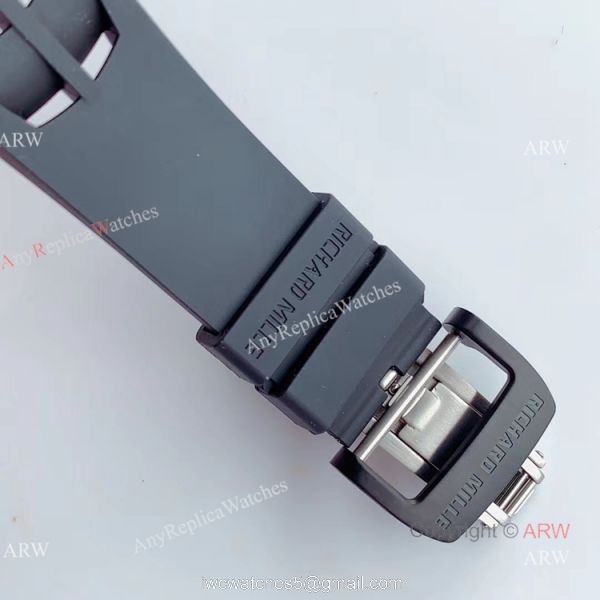 V2 NEW UPGRADED KV Factory Best Fake Richard Mille RM011 Carbon Case Chrono Automatic Watch 6