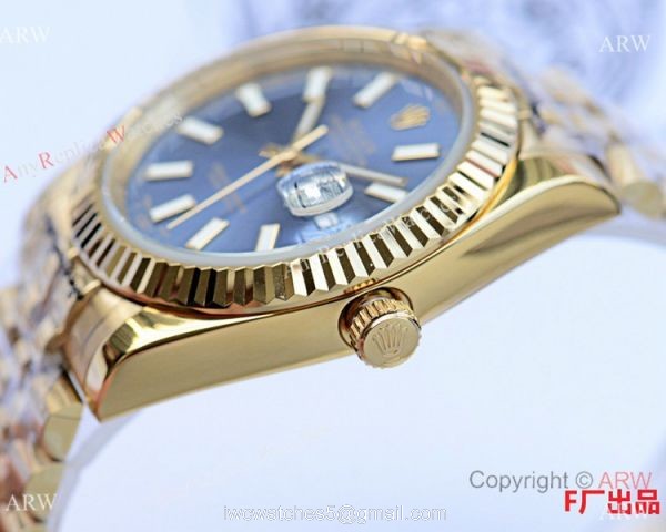 NEW UPGRADED Copy Rolex Datejust 2 Yellow Gold Watches 41mm 6