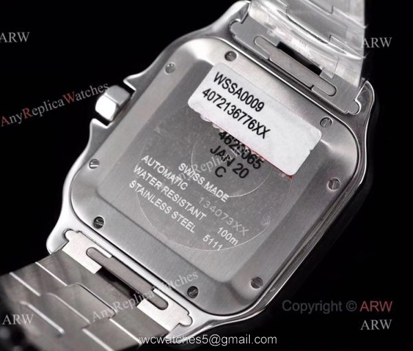 QuickSwitch Copy Cartier Santos Automatic Watch For Men 6