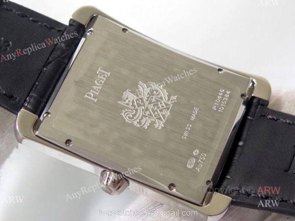 Swiss Replica Piaget Emperador Silver Diamond Watch For Men 6