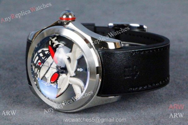 Best Quality Replica Corum Bubble Privateer Watches Stainless Steel Blue Strap Corum Watch 6