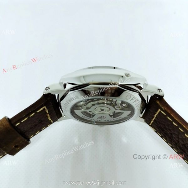 Copy Panerai Radiomir GMT Power Reserve PAM999 Watch SS Dark Green dial 6