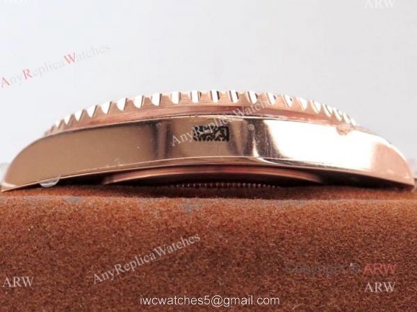 VR Factory Max Version Rolex GMT Root Beer Real 18k Rose Gold Swiss Replica Watch 6