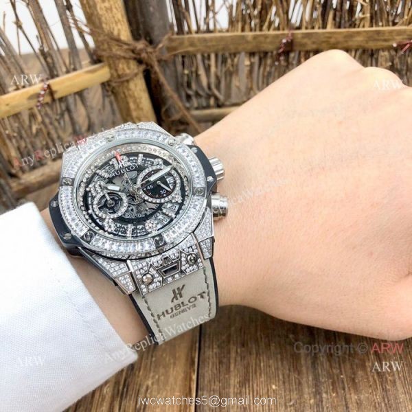 AAA Replica Hublot Big Bang Unico Sapphire Iced Out Watches 6