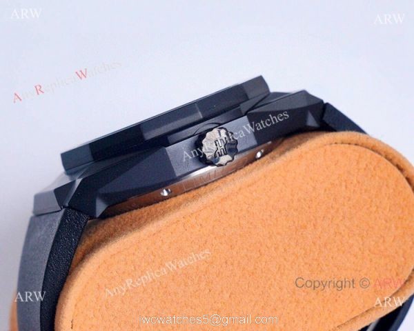 Copy Hublot Classic Fusion Skeleton All Black Watches Automatic 6