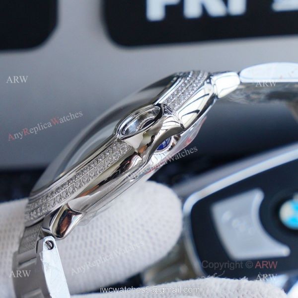 1:1 Copy Best Cartier Ballon Bleu De Cartier Stainless Steel Watch 42mm 6