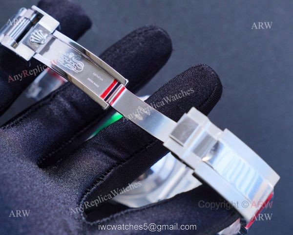 Swiss Grade Replica Rolex GMT Master ii GMT Rainbow Diamond Bezel Men Watches 6