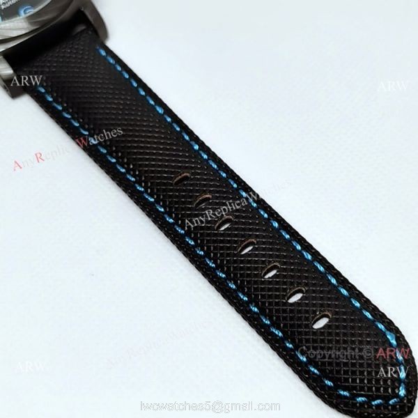 New Panerai Luminor Marina CarbotechtTM Blue Markers Fake Panerai Watch PAM1661 6