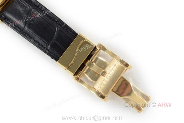 Replica Breguet Classique Automatic Watch Yellow Gold Breguet Classique Moonphase Dial 6