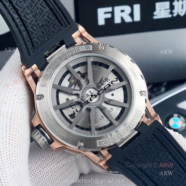 High Quality Replica Roger Dubuis Excalibur Hurac?n Rose Gold Limited Edition Watch 6