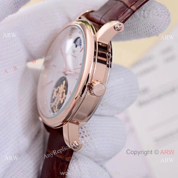 Copy IWC Schaffhausen Tourbillon Moon Face Watches 42mm Low Price 6