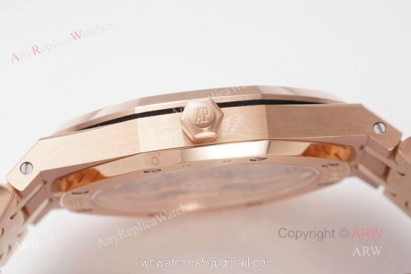 New Audemars Piguet Royal Oak Rose Gold 15202 Swiss Knockoff Watch 39mm 6