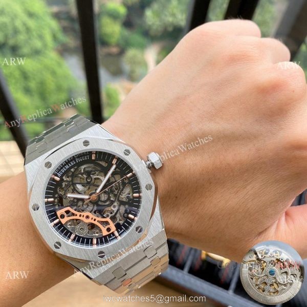 Audemars Piguet Royal Oak Skeleton Watch Stainless Steel 6