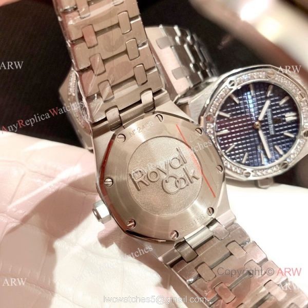 Copy Audemars Piguet Royal Oak Lady Watches SS Diamond Bezel 6