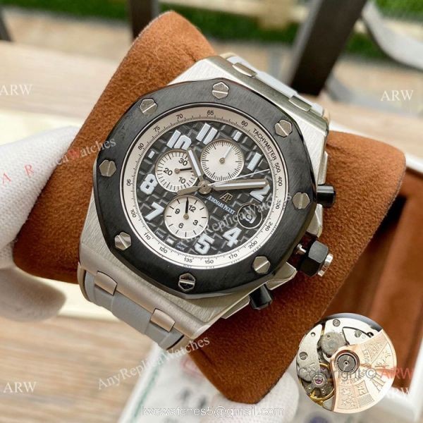 Best Copy Audemars Piguet Royal Oak offshore 42mm Watches Rubber Band 6