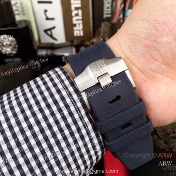 Replica Audemars Piguet Royal Oak Offshore Diver Watches Green Dial 6