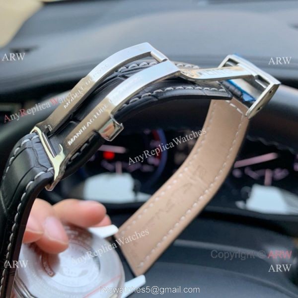 Best Replica Breitling Navitimer 01 Watch Blue Leather Strap 6