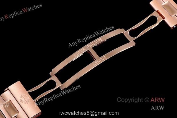 (GR) V2 Version Patek Philippe Nautilus 5711 Rose Gold Brown Dial Swiss Patek Philippe 324 SC Watch 6
