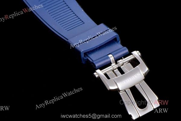 (GR) V2 Version New Patek Philippe Nautilus Annual Calendar 5726 Blue Dial Blue Rubber Replica Watch 6