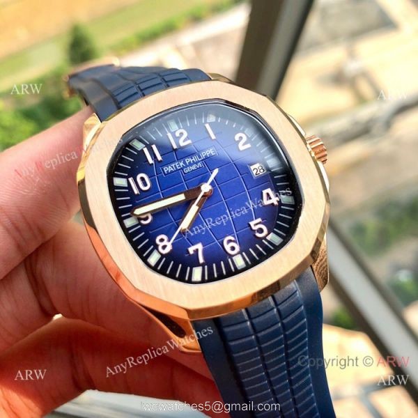 Buy Replica Patek Philippe Aquanaut 39mm Watches Rose Gold and Brown 6