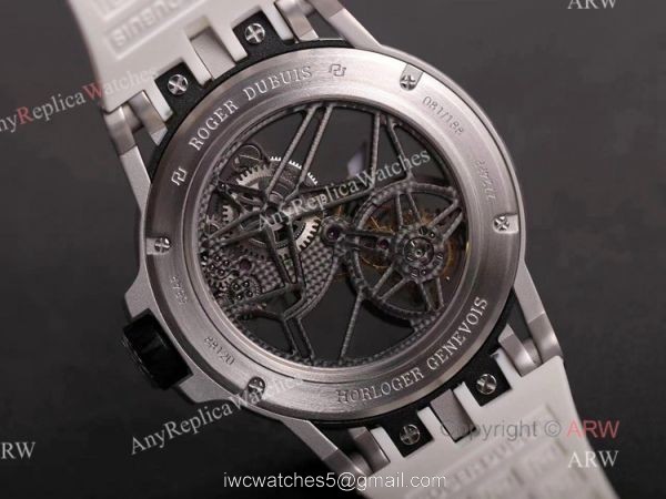 Swiss Copy Roger Dubuis Excalibur Spider Single Flying Tourbillon Watch 45mm 6