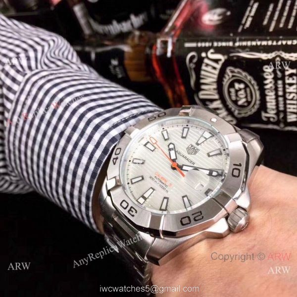 Tag Heuer Aquaracer Calibre 5 Stianless Steel Watches For Sale 6