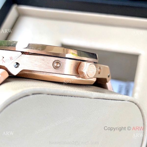 Audemars Piguet Royal Oak Perpetual Calendar Copy Watches Rose Gold 6