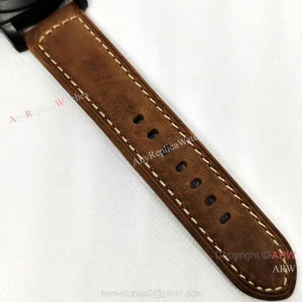Nice Quality Copy Panerai Luminor GMT Automatic Black Dial Men Watch PAM01441 6