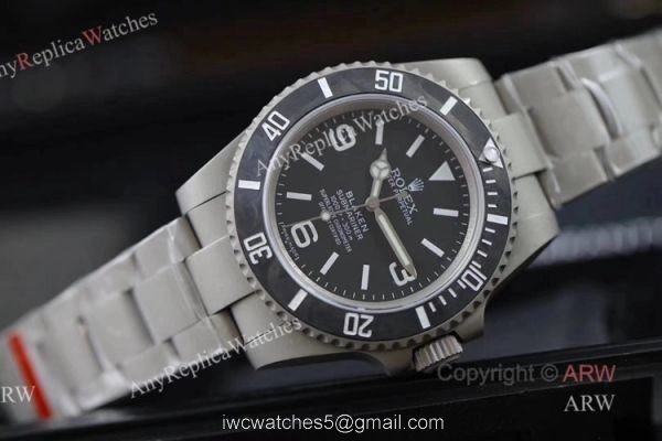 AAA Swiss ETA2824 Rolex Blaken Submariner No Date Knockoff Watches For Men 6