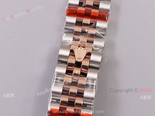 (TW) Replica Rolex Datejust 31mm Watch Rolex Jubilee Rose Gold Swiss eta2836 6