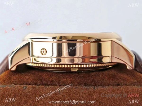 Swiss Replica Vacheron Constantin Traditionnelle Complete Calendar AIF Watch Rose Gold 6