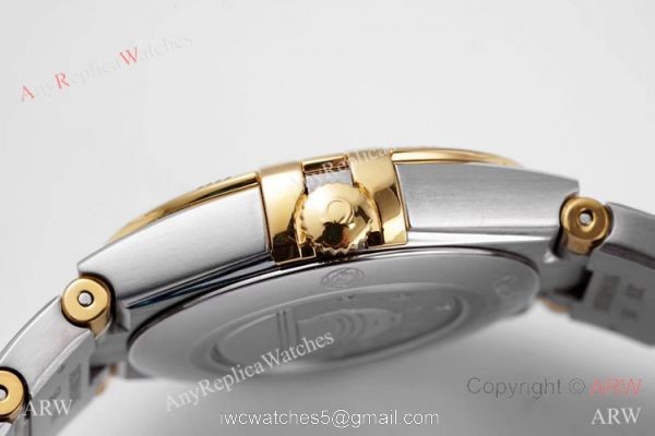 NEW! Swiss Copy Omega Constellation 2-Tone Watch 28mm Quartz 6