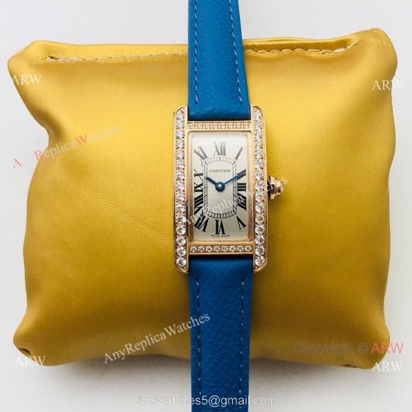 2020 New Copy Cartier Tank Americaine Women Watches Swiss Quartz Movement 6