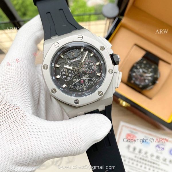 AAA Quality Audemars Piguet Royal Oak Skeleton Chronograph Watches 6