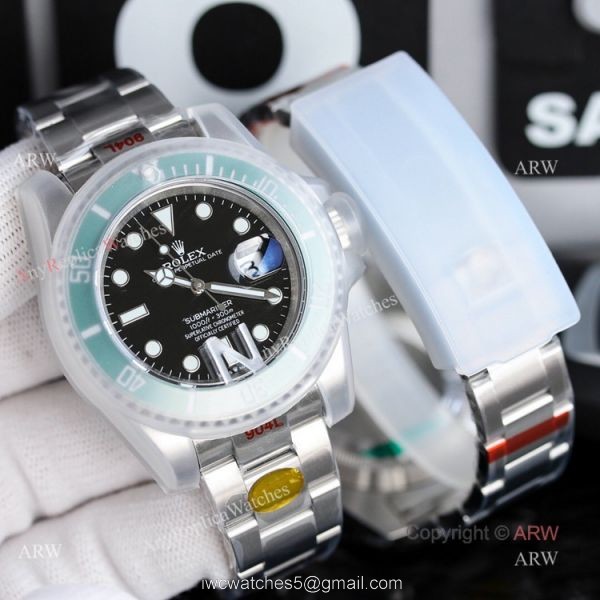 (V11) New Noob Replica Rolex Submariner 41mm Green Bezel Replica Watch Oyster Bracelet 6
