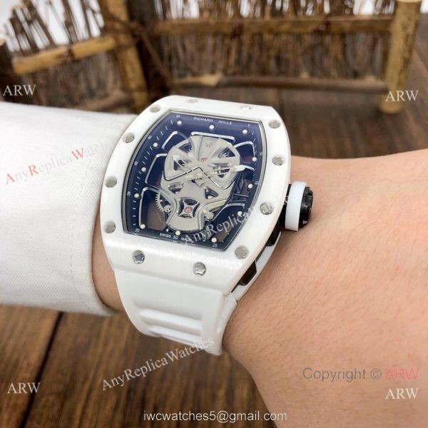 NEW! Copy Richard Mille RM52-06 Tourbillon Mask Watches Ceramic Case 6