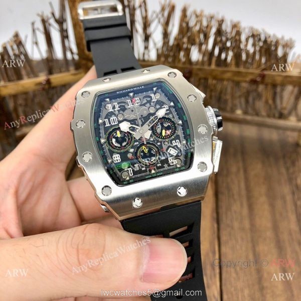 Japan Grade Copy Richard Mille RM11-03 SS Chronograph Watch 6