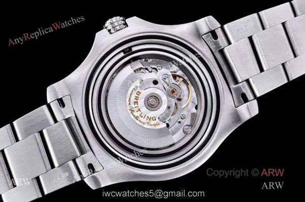 (GF) High Quality Replica Breitling Avenger 43mm Black Dial Stainless Steel Asia 2824 Watch 6