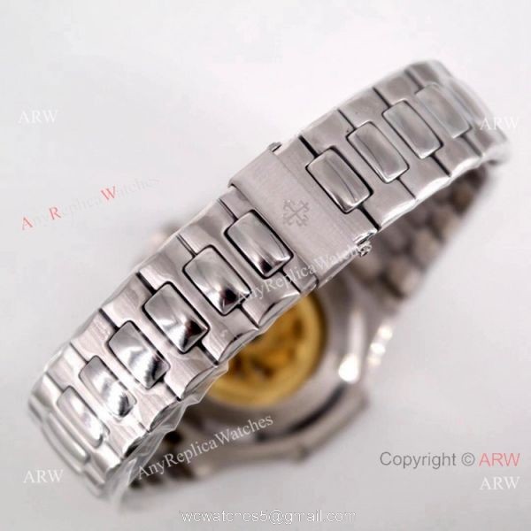 Copy Patek Philippe Skeleton Nautilus Watches Stainless Steel 6