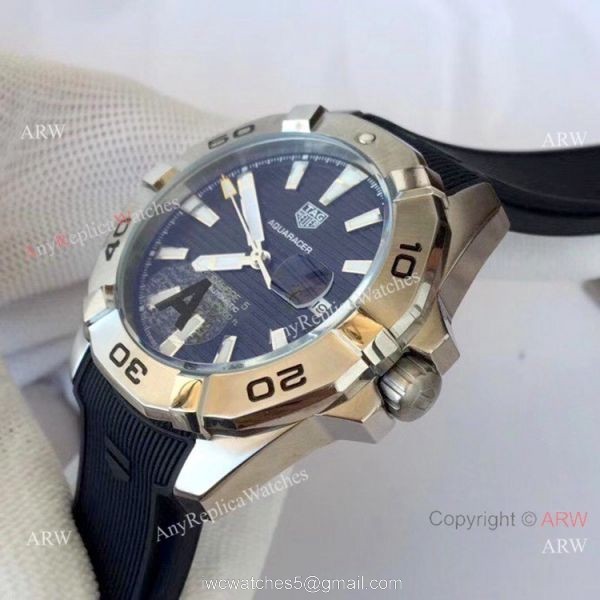 Copy Tag Heuer Aquaracer Calibre 5 Watches Gray Dial 6