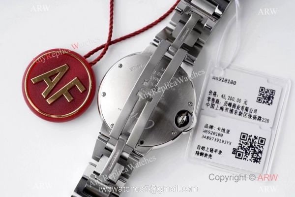 (AF) Ballon Bleu Cartier Replica Watch 33mm Stainless Steel Case 6
