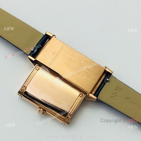 Swiss Replica Jaeger-LeCoultre Reverso One Sapphire Glass Watch 20mm Blue Dial 6