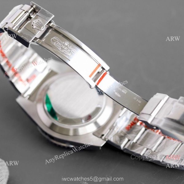 JH Factory Replica Rolex Submariner ETA2836 Watch Black Diamond Case 6