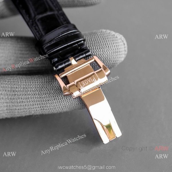 Swiss Replica Piaget Polo S Limited Edition Watches Blue Leather Strap 6