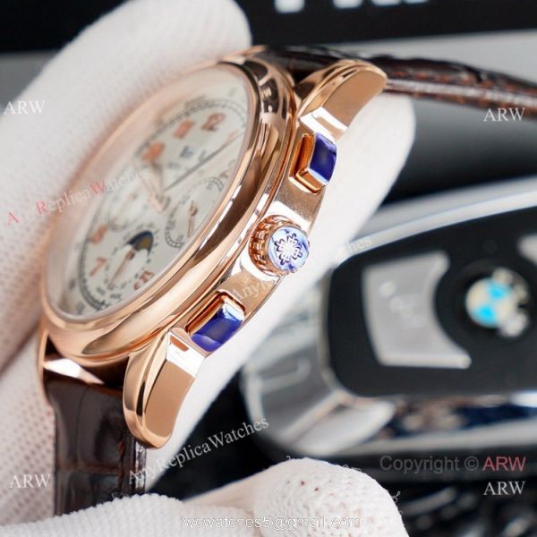 Swiss Grade Copy Patek Philippe Geneve Base 1000 Watch Arabic Markers 41mm 6