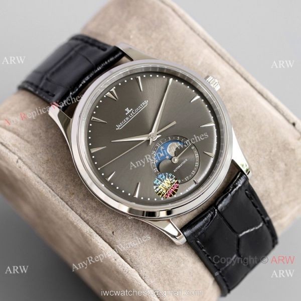 Grade 1A Jaeger-LeCoultre Master Ultra Thin Moonphase Watch Rhodium Dial 6