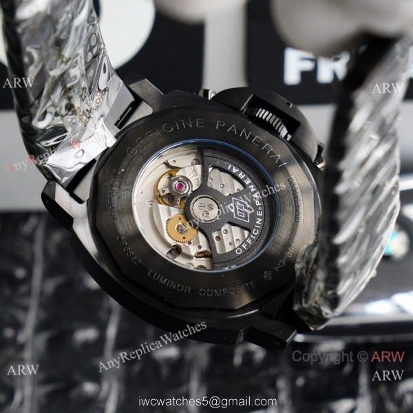 Highest Quality Panerai Luminor All Black Swiss 9100 Watches 6